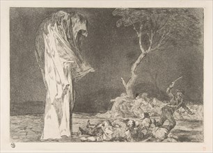 Plate 2 from the 'Disparates': Folly of Fear, ca. 1816-23