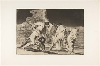 Plate 6 from the 'Disparates': It is amazing-and we were made by God, ca. 1816-23 (published 1864). Creator: Francisco Goya.