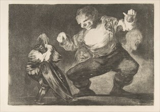 Plate 4 from the 'Disparates': Simpleton, ca. 1816-23