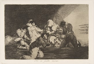 Plate 26 from 'The Disasters of War' (Los Desastres de la Guerra): 'One..., 1810-20, published 1863. Creator: Francisco Goya.