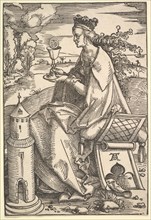 St. Barbara, ca. 1505. Creator: Hans Baldung.