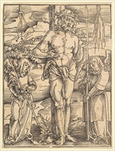 Man of Sorrows, from Speculum Passionis Domini Nostri Ihesu Christi, 1507. Creator: Hans Baldung.