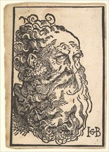 Head of a Bearded Man, ca. 1518-19. Creator: Hans Baldung.
