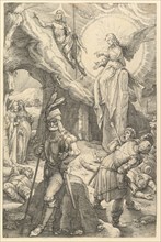The Resurrection, from The Passion of Christ, 1596. Creator: Hendrik Goltzius.