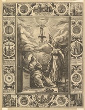 Ave Maria, from Allegorical Scenes on the Life of Christ, from Christian and Profane Allegories. Creator: Hendrik Goltzius.