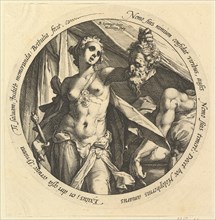 Judith with the Head of Holofernes, ca. 1585. Creator: Hendrik Goltzius.