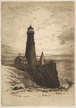 Lighthouse, 1880. Creator: Henry Farrer.