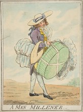 A Man Millener, February 16, 1787. Creator: Attributed to Henry Kingsbury