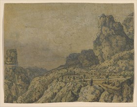 Mountain Valley with a Plateau, ca. 1625-30. Creator: Hercules Seger.