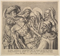 Bearing the Body of Christ, 1586. Creator: Hieronymous Wierix.