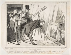 Celebrrrre Jury de Peinture..., published in Le Charivari, March 16, 1840, March 16, 1840. Creator: Honore Daumier.