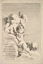 Frontispiece, mid to late 18th century. Creator: Jacques Gabriel Huquier.