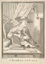 Thomas Morell, S.T.P.- S.S.A., February 1762. Creator: James Basire I.