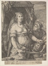 Judith and the Head of Holofernes, 1575?1607. Creator: Jan Saenredam.