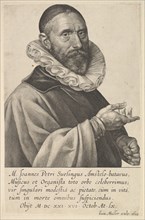 Portrait of Jan Pietersz Sweelinck, Organist & Musician in Amsterdam, 1624. Creator: Jan Muller.