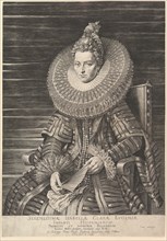 Portrait of Isabella Clara Eugenia, Governess of Southern Netherlands, 1615. Creator: Jan Muller.