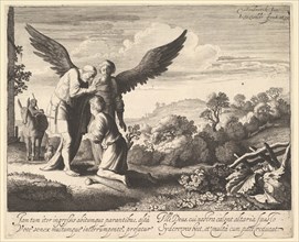 Tobias Blessed by Blind Tobit, 1620-41. Creator: Jan van de Velde II.