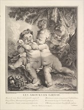 The Cheerful Cupids, 1750. Creator: Jean Daullé.