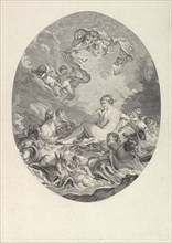 Naissance et Triomphe de Venus (The Birth and Triumph of Venus), 18th century. Creator: Jean Daullé.