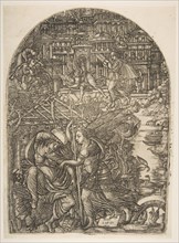 The Angel shows Saint John the New Jerusalem, from the Apocalypse.n.d. Creator: Jean Duvet.
