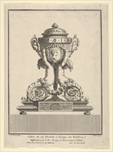 Design for a Clock, Title Page to 'Cahier de six Pendules', ca. 1770. Creators: Jean Francois Forty, C Colinet.