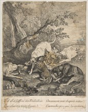 Fox Hunt, 1736. Creator: Jean-Baptiste Oudry.