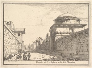 Tempio di Sant'Andrea, Via Flaminia, 1750. Creator: Jérôme Charles Bellicard.