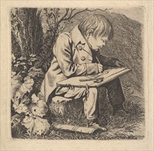The Artist Hoffman, 1815. Creator: Johann Christian Erhard.