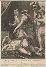 Jael slaying Sisera, 1705-62. Creator: Johann Georg Bergmuller.
