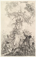 The Ascension of Christ, ca. 1750. Creator: Johann Ignatz Zimbal.