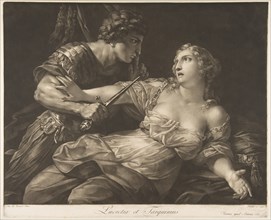Tarquin and Lucretia, 1792. Creator: Johann Peter Pichler.
