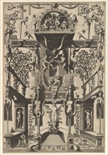 Modern Grotesque Decoration, 1557. Creator: Johannes van Doetecum I.