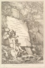 Frontispiece (Fifteen Etchings Dedicated to Sir Joshua Reynolds), 1778. Creator: John Hamilton Mortimer.