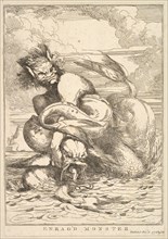 Enrag'd Monster (from Fifteen Etchings Dedicated to Sir Joshua Reynolds), December 8, 1778. Creator: John Hamilton Mortimer.