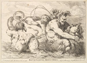 Revengeful Monsters, January 25, 1780. Creator: John Hamilton Mortimer.