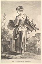 The Seller of Celery, 1741-63. Creator: John Ingram.