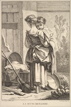 The Young Housekeeper, 1741-63. Creator: John Ingram.
