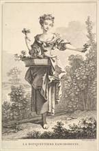 The Flower Girl Fanchonette, 1741-63. Creator: John Ingram.