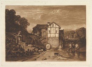 Water Mill (Liber Studiorum, part VIII, plate 37), February 1, 1812. Creator: JMW Turner.