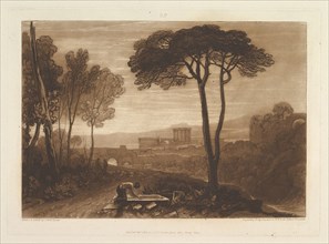 Scene in the Campagna (Liber Studiorum, part VIII, plate 38), February 1, 1812. Creator: JMW Turner.