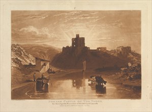 Norham Castle on the Tweed (Liber Studiorum, part XII, plate 57), January 1, 1816. Creator: JMW Turner.
