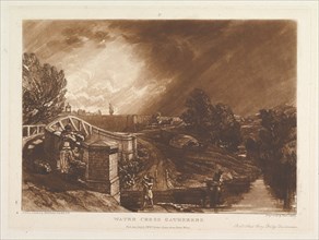 Water Cress Gatherers, Rails Head Ferry Bridge, Twickenham