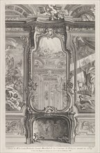 Cabinet de Mr le Compte Bielinski, from 'Oeuvres de Juste Aurelle Meissonnier', ca. 1742-48. Creator: Juste-Aurele Meissonier.