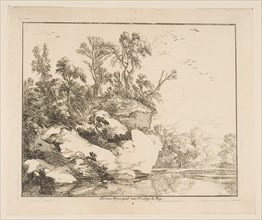 The Covered Rocks, 1640. Creator: Laurent de la Hyre.