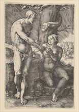 Sin of Adam and Eve, 1529. Creator: Lucas van Leyden.
