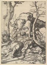 Samson and Delilah, ca. 1507. Creator: Lucas van Leyden.