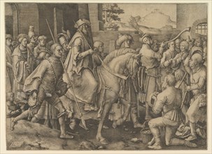 The Triumph of Mordecai, 1515. Creator: Lucas van Leyden.