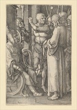 Christ Before Annas, 1521. Creator: Lucas van Leyden.