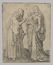 The Virgin With Child and St. Anna, 1516. Creator: Lucas van Leyden.