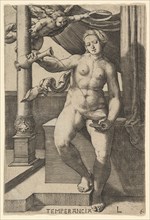 Temperance (Temperancia), 1530. Creator: Lucas van Leyden.